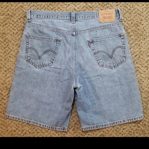 Levi's High Waist Denim Shorts Relaxed Fit W36 - Picture 5 of 9